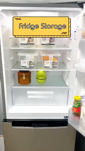 Fridge Storage Container Box With Handle Refrigerator Organizer