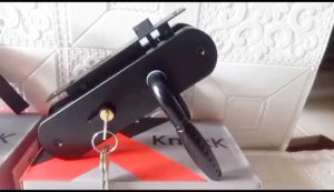 Handle Kunci pintu Rumah Medium 20 cm Ful set Black Hitam Handle Set Tanggung Black 20 cm