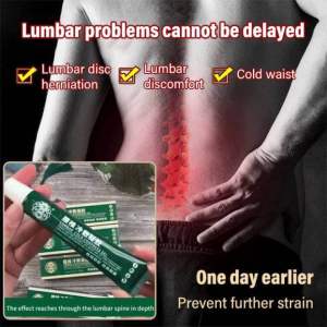 LUMBAR SPINE COOLING GEL Krim sejuk pelega sakit tulang pinggang tulang belakang sendi