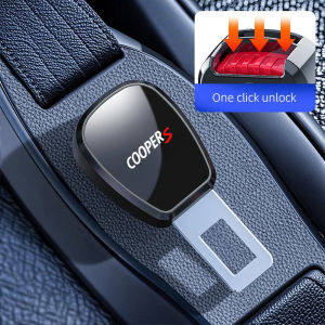 Car Seat Belt Extender Clip Buckle Universal Zinc Alloy Safety Belt Extension Insert Lock Socket for Mini CooperS F54 F55 F60