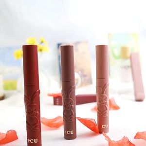 cadia🔥 PCU Glasir Bibir Matte Matte Lembut Tanpa Luntur Glasir Bibir Krim Udara Ringan Lumpur Bibir