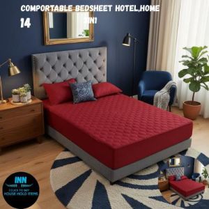 CADAR HOTEL HILTON 3 IN 1 Plain Single Queen & King For bed Decor