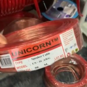 สายลำโพงยกม้วน 50เมตร Unicorn 16 AWG สายลำโพง เสียงกลาง ลำโพงบ้าน ลำโพงรถยนต์ มีเก็บปลายทาง