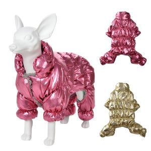 Pet Dog Jumpsuit For Small Medium Dogs Cats Autumn Winter Waterproof Dog Jacket Coat Warm Dog Clothes French Bulldog Pug Clothes