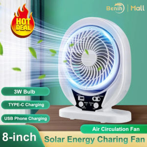 100% Ori Portabel Kipas Angin Desk Fan 8 inch 3-In-1 Multifungsi Benih