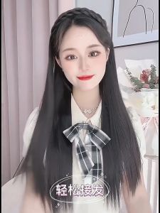 Tóc giả cài nửa đầu băng đô thẳng BN06 😍FREESHIP😍 xược cài nửa đầu băng đô tóc giả cài nửa đầu cài băng đô nửa đầu