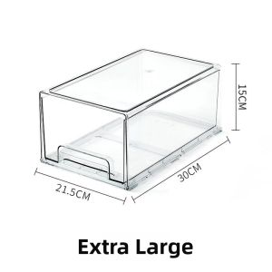 Desk Organizer Box Large Capacity Acrylic Transparent Drawer