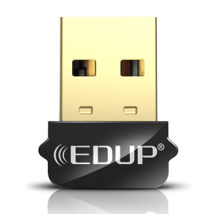 EDUP | EDUP AC1651 650Mbps 802.11AC USB WI-FI Adapter USB2.0 Dual Band 2.4G/5G Support Win XP/Vista/Win7/8/8.1/10/Mac AP Mode MU-MIMO