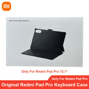 Original Redmi Pad Pro Keyboard Case For Redmi Pad Pro 12.1" English 64-key Bluetooth 760H Long Standby Time Protective Case -CN