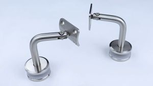 Bracket Stainless Steel untuk Handrail Tangga - Konektor Kaca & Pagar Kuat & Anti Karat