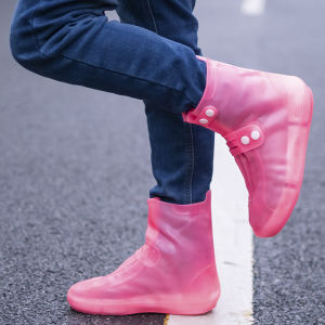 Tất Đi Mưa Bằng Silicon Dày Chống Trượt Chống Thấm Nước Cho Nam Nữ Trẻ Em Tất Đi Mưa Cao Đến Đầu Gối Dùng Ngoài Trời