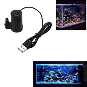 1/2 PC DC 3-5V USB Micro Submersible MINI Low NOISE ปั๊มน้ําแบบไม่มีแปรงสําหรับพิพิธภัณฑ์สัตว์น้ําถังปลา Pond Fountain Hydroponics Garden
