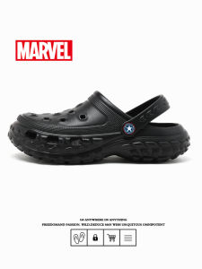 Marvel Mens Outdoor Sports Casual Slippers Anti-slip Wear-resistant Two-wear Soft Bottom Slippers Breathable Thick Heel