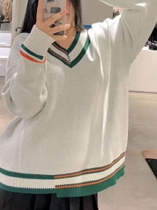 adidas | Academic Style V-Neck Wool Sweater