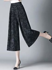 กางเกงคาร์โกาง้วยผู่หลวมเอวสูงสไตล์ใหม่สำหรับซือแซน 2pcs/complete ต้อนรับฤดูแลือ ปุ่มฝาและปะ สอดคล้องกับบริเวณขาใหญ่ป่าฝันคันเข็ม