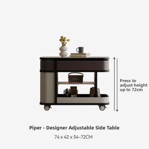 Multifunction Adjustable Mobile Side Table
