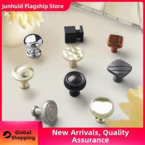 JUNHUIDA | Luxury Minimalist Zinc Alloy Handles Gold Silver Square Round