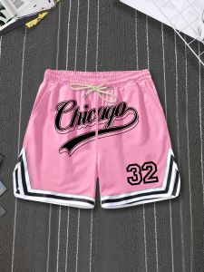 New mens shorts for Summer 2025 32 printed basketball shorts casual sports and outdoor shorts