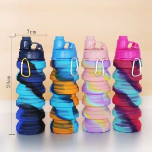 TIANZHENTONGXIU | Bình Nước Gập Gọn Bằng Silicone