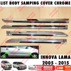 List Body Samping Innova Lama Old 2005 2011 2013 2015 Cover Chrome