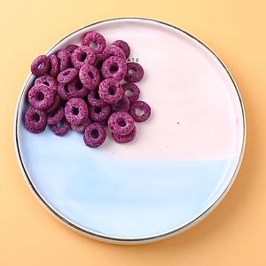 (Ran Ran Squirrel) Low-fat Cereal Rings Coarse Grain Mixed Grain Circle Big Bag 0 Fat 0 Added Saccharin Corn Oatmeal Crispy Satiety Snack