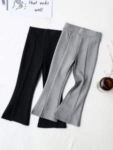 Baby Girls Western Style Bell-Bottom Pants: Spring & Fall 2023