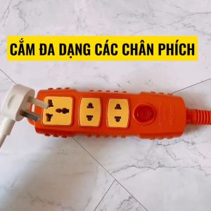 Ổ cắm điện Sopoka 6000W chịu tải cao ổ điện chịu tải ổ cắm có công tắc siêu bền chống cháy nổ bảo hành 2 năm 1 đổi 1  Gold Home
