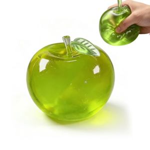 Aitemay 3 món đồ chơi cảm giác thần kinh mềm bóng căng Apple màu xanh lá cây mềm mại cho chứng tự kỷ ADHD Đồ chơi bóp đàn hồi chậm cho mọi lứa tuổi quà tặng giải nén di động cho Giáng sinh