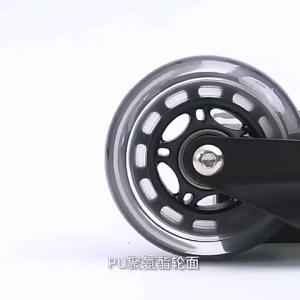 2PCS-Office Chair Wheels รุ่นกันพื้นเป็นรอย ล้อยางคุณภาพสูง หมุนลื่น ทนทาน เหมาะสำหรับพื้นไม้ พื้นกระเบื้อง และพื้นพีวีซ