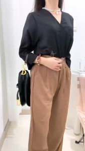 FAFA BLOUSE SHAKILLA TWILL / BLOUSE WANITA LENGAN PANJANG