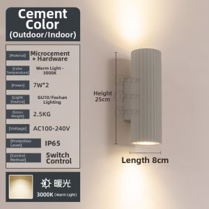 NDU | Waterproof Outdoor Round Wall Light