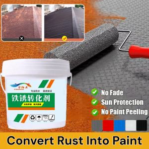 Rust Conversion Primer Anti Rust Paint for Metal Waterproof Protective Layer to Prevent Rust and Mildew Grinding-Free Rust Converter Remover