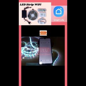 Lampu Strip Light LED Rixme 5050 Wifi Bluetooth Wireless Music Sync