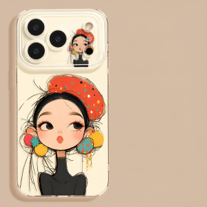 YOUSIDUN | Stylish All-Around Creative Phone Case with Hat Design and Strap