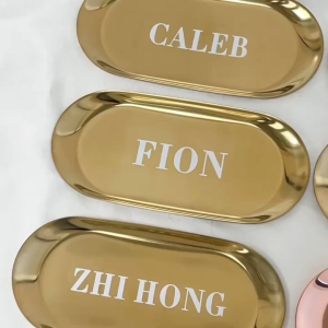 [SG Seller] Customised Trinket Tray | Personalised Plates | Wedding Favours | Fathers Day Gifts