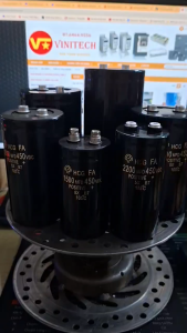 Tụ Hóa 3300uF 400Vdc mới - Tụ Điện Biến Tần HCG FA 3300uf 400dc Mới