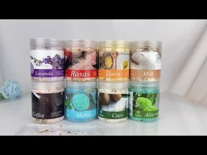 Dead Sea Mineral Bath Salts with flowers 8 Fragrance -350g