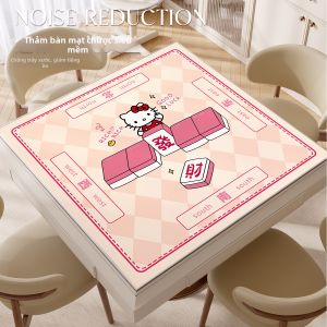 xy | Attractive Thick Sound-reducing Small Anti-slip Mahjong Table Cover