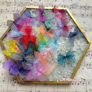 Colorful Silk Butterfly Knots & DIY Accessories for Blythe Doll