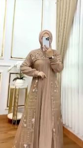 ARUMI DRESS: Seragaman dengan Swarovski & Kondangan Elegan Import