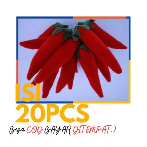 Gantungan Kunci Boneka Cabe isi 20pcs