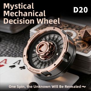 YIJUE | Stress Relief Fidget Toy Metal 20-sided Die