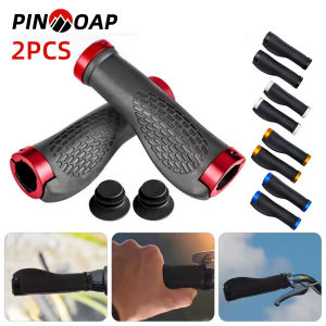 PINMOAP 2PCS Bicycle Handlebar Cover High-Quality Shock-Absorbing Rubber Meatball Anti Slip Lockable Handle Handlebar Cover