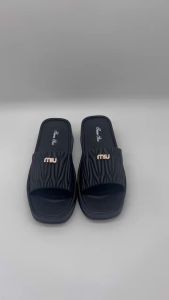 Seven Star 2328-1 Sandal Wanita Selop Hak Tebal Kekinian / Sandal Karet Korean Style Trendy Ukuran 37-40