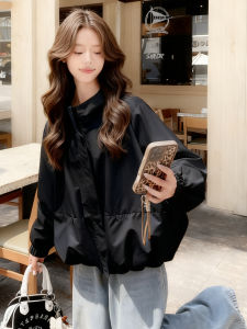 MANWUJINGLING | Stylish Black Autumn Coat For Petite Loose