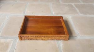Khay trà gỗ hương(vuông- chữ nhật) chữ thọ đẹp gỗ hương