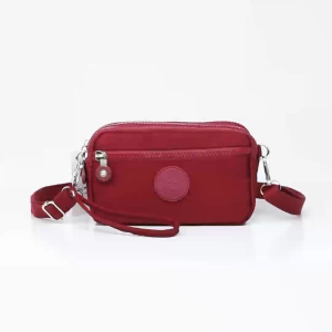 OPIOBAGS Wallet Dompet Hp Selempang Wanita 4 Resleting Nylon Kp 14111-2