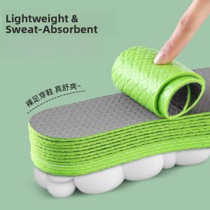 XIANZHAO | Ultra-Thin Breathable Hole Shoe Insoles Summer Cool Absorbent Womens Barefoot Shoe Slippers Non-Slip Comfortable Footwear