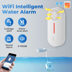 SMATRUL Tuya Smart Wifi Leak Sensor Water Leakage Detector Flood Alert Overflow Security App Alarm Smart Life Flood Alert For Smart Home