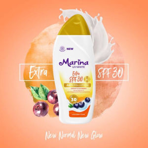 Marina UV white Extra SPF 30 PA++ 92 ml.